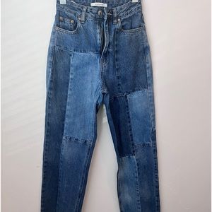 Patched Jeans